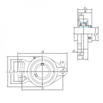 المحامل UCFA208-24 KOYO