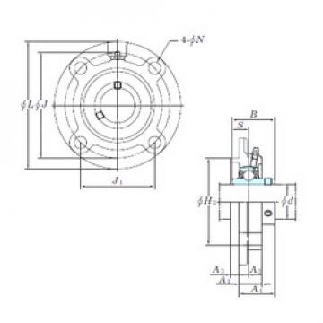 المحامل UCFCX11-35 KOYO