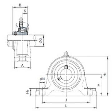 المحامل UCIP208 NACHI