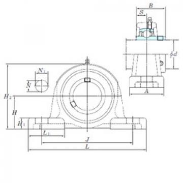 المحامل UCP211-35 KOYO