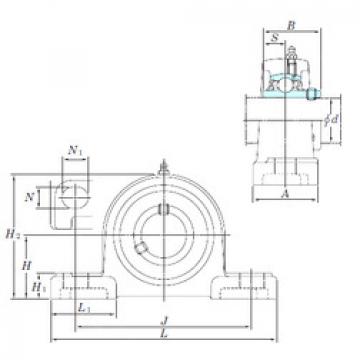 المحامل UCP206-19SC KOYO