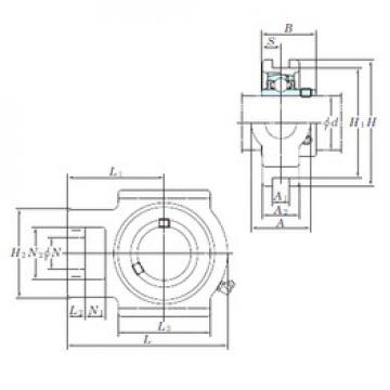 المحامل UCT208-25 KOYO