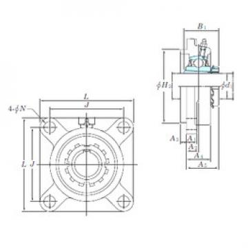 المحامل UKFS307 KOYO