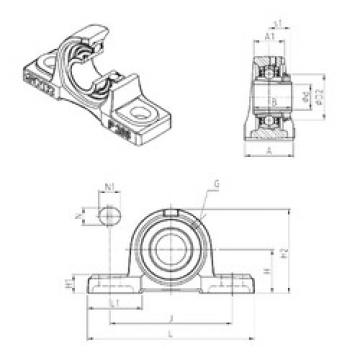 المحامل UKP306H SNR