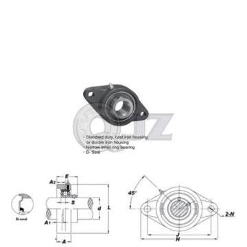 1 in 2-Bolts Flange Units Cast Iron SBFL205-16 Mounted Bearing SB205-16+FL205