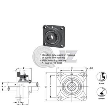 1.875 in Square Flange Units Cast Iron HCFS210-30 Mounted Bearing HC210-30+FS210