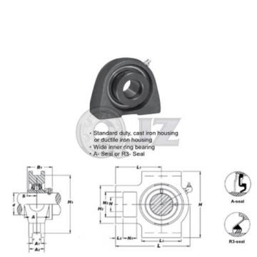 40 mm Take Up Units Cast Iron HCT208 Mounted Bearing HC208 + T208 New (QTY:1)