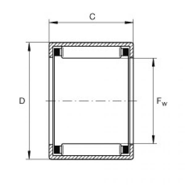 المحامل SCE812 INA #1 image