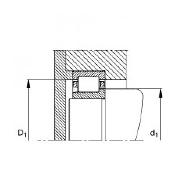 FAG محامل أسطوانية - NJ414-XL-M1 #3 image