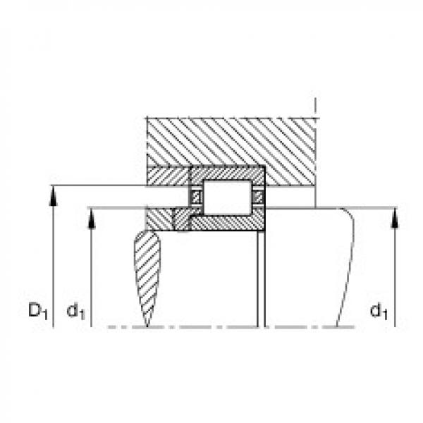 FAG محامل أسطوانية - NJ334-E-TB-M1 + HJ334-E #2 image