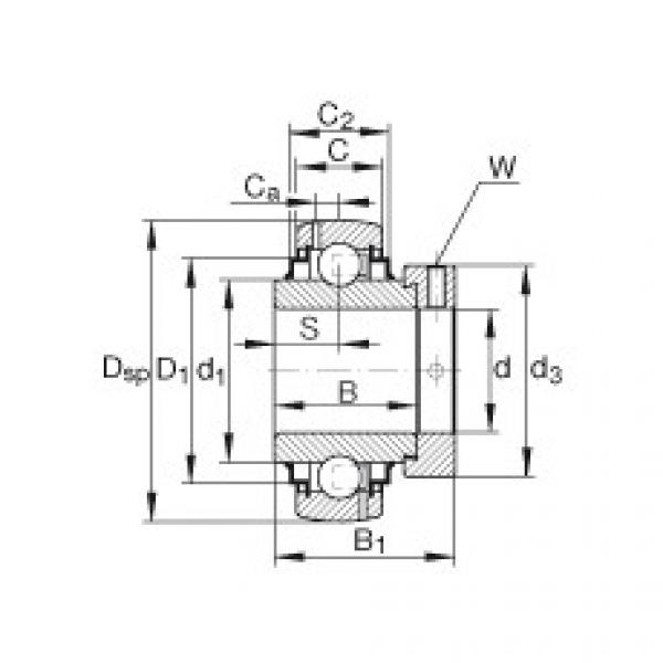 FAG شعاعي إدراج الكرات - G1215-KRR-B-AS2/V #1 image