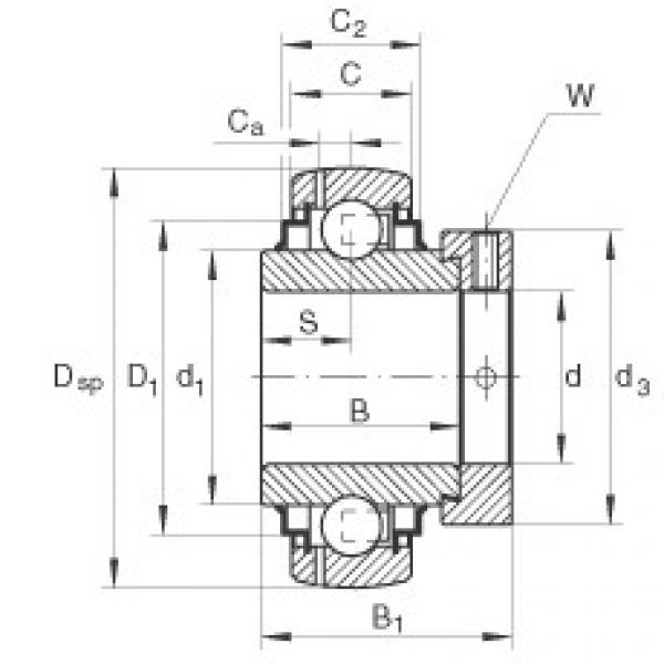 المحامل GE100-KRR-B INA #1 image