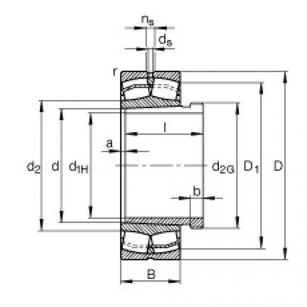 المحامل 21313-E1-K + AH313G FAG #1 image