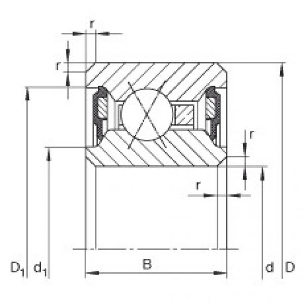 FAG محامل القسم رقيقة - CSXU110-2RS #1 image