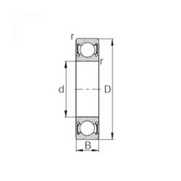 المحامل 6944-2RS CYSD #1 image