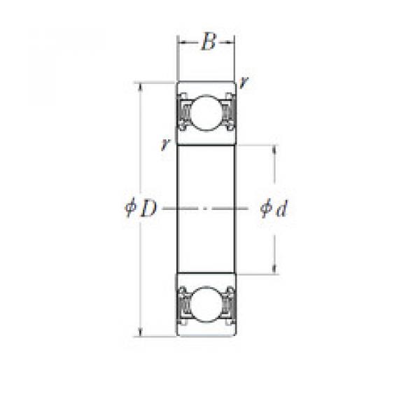 المحامل 6206-2RS-20 FBJ #1 image