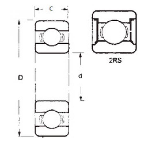 المحامل 6307-2RS FBJ #1 image