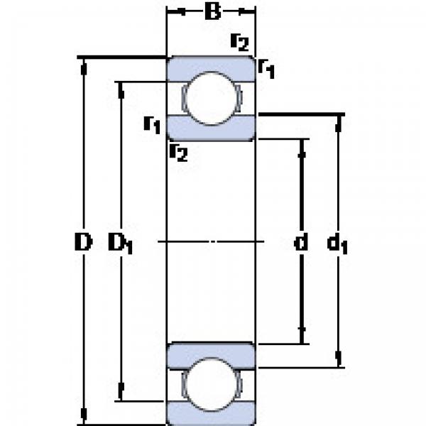 المحامل 6268 MA SKF #1 image