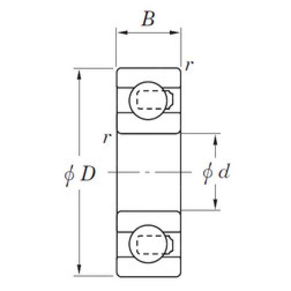 المحامل 3NC6206HT4 GF KOYO #1 image