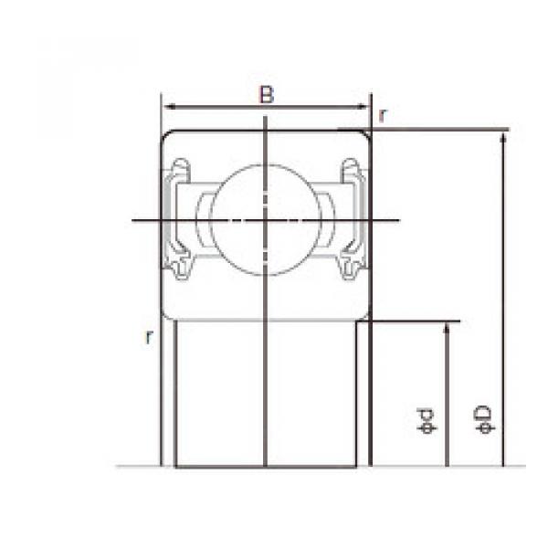 المحامل 6305-2NKE9 NACHI #1 image