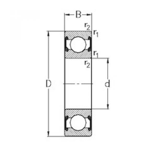 المحامل 6202-2RS2 NKE #1 image