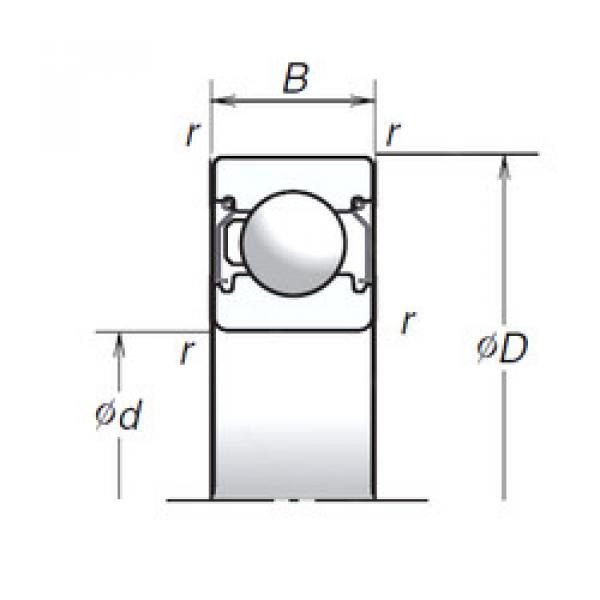 المحامل 6209T1XZZ NSK #1 image