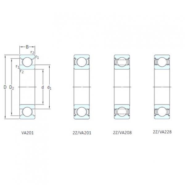 المحامل 6206-2Z/VA228 SKF #1 image