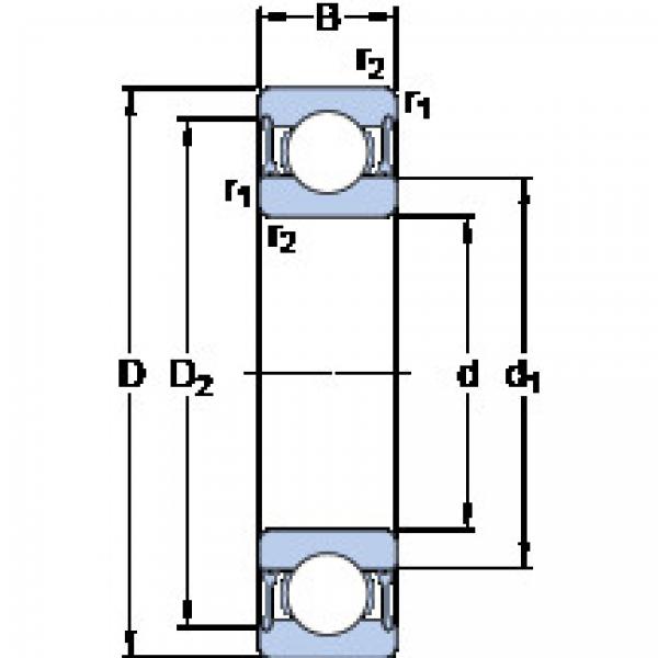 المحامل 61907-2RZ SKF #1 image