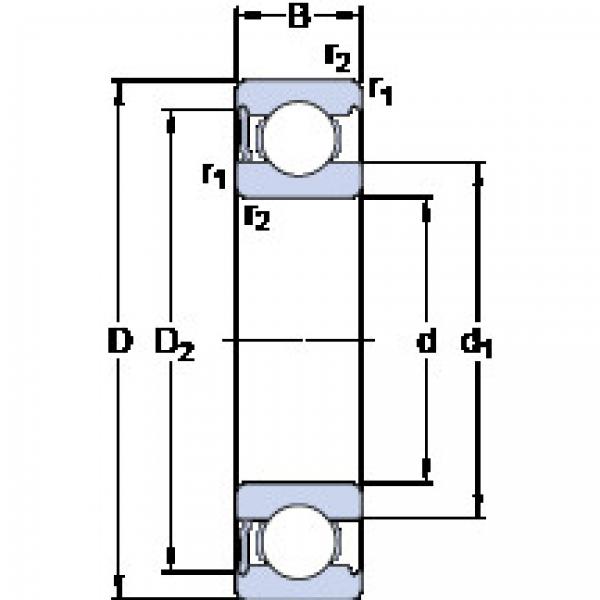 المحامل 623-RS1 SKF #1 image