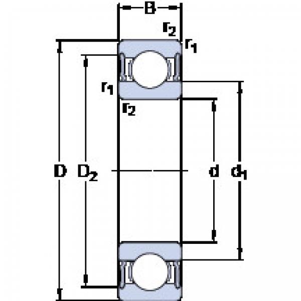 المحامل 6313-2RS1/HC5C3WT SKF #1 image