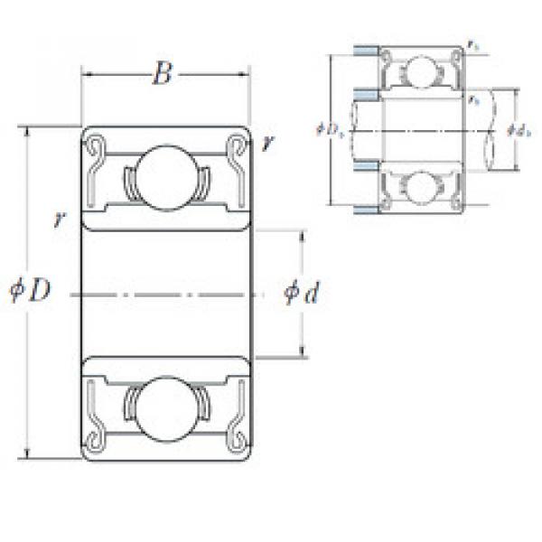 المحامل 628 ZZ NSK #1 image