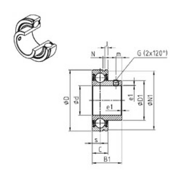 المحامل CUS204-12 SNR #1 image