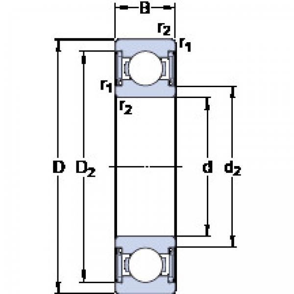 المحامل W 607-2RS1 SKF #1 image