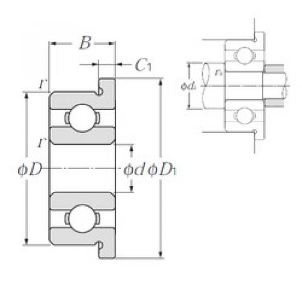 المحامل FLR188 NTN #1 image