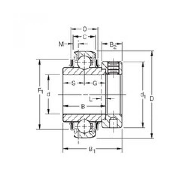 المحامل GN107KRRB Timken #1 image