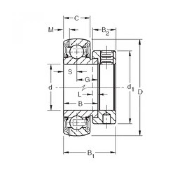 المحامل GRA014RRB Timken #1 image