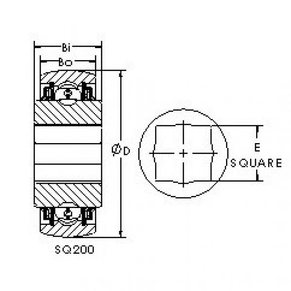 المحامل GSQ208-100A AST #1 image