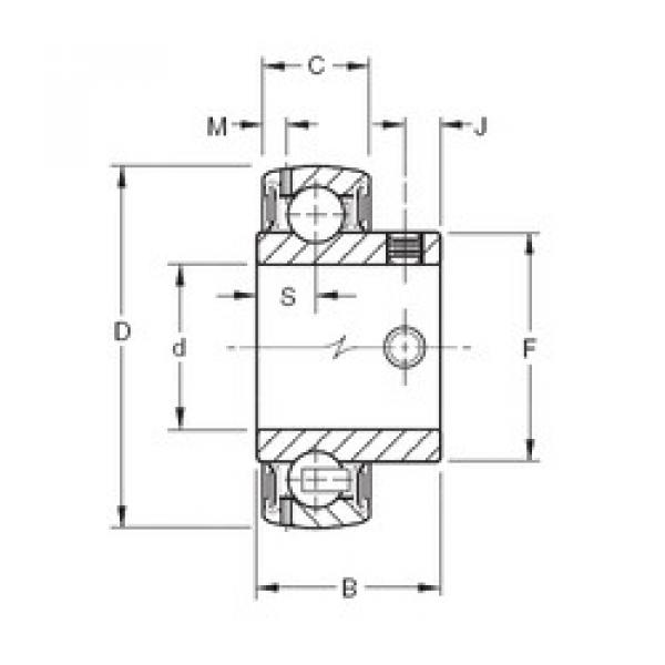 المحامل GYA103RRB2 Timken #1 image