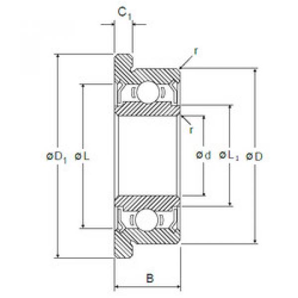 المحامل LF-1280ZZ NMB #1 image