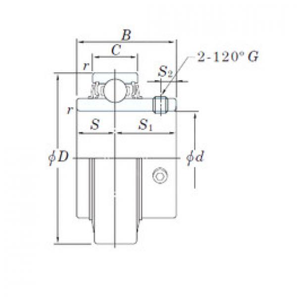 المحامل RB208 KOYO #1 image