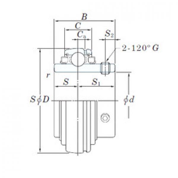 المحامل UC209L3 KOYO #1 image