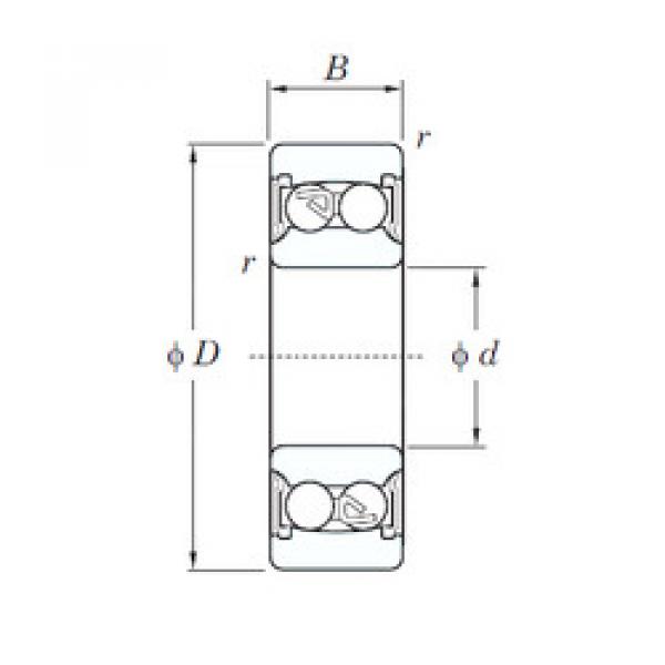 Bearing 2203-2RS KOYO #1 image