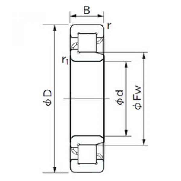 المحامل NJ 322 NACHI #1 image