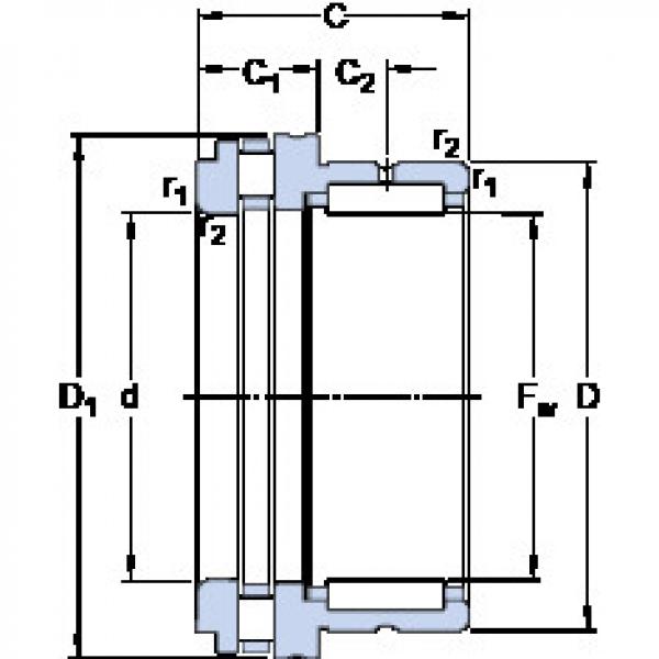 المحامل NKXR 30 SKF #1 image