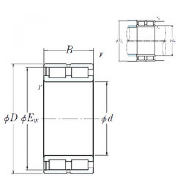 المحامل NNCF4892V NSK #1 image