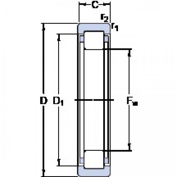 المحامل RNU 2211 ECP SKF #1 image