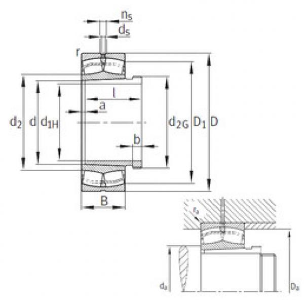 المحامل 23140-B-K-MB+AH3140 FAG #1 image