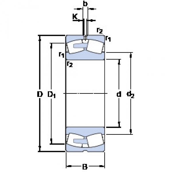 المحامل 240/500 ECA/W33 SKF #1 image