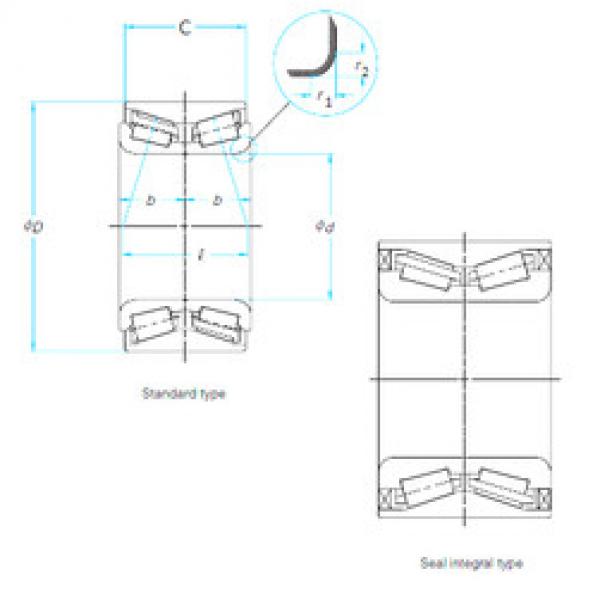 المحامل JXP25469CA-92UA7 Timken #1 image