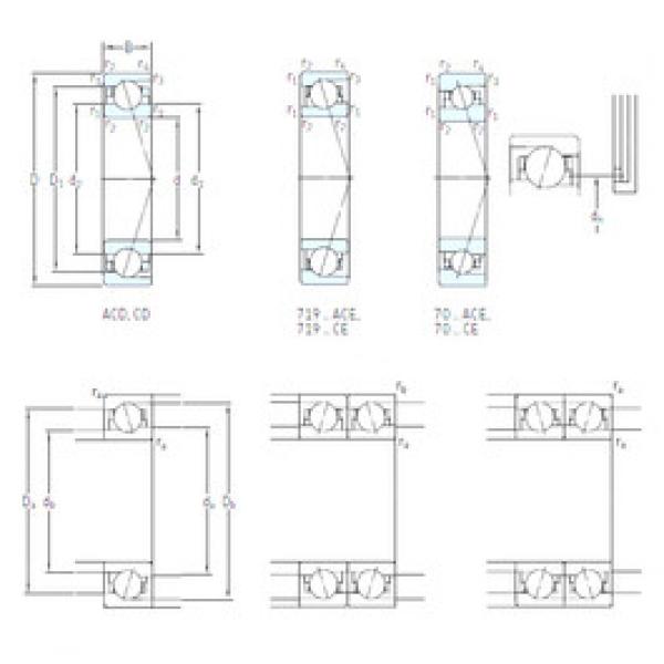 المحامل 71804 CD/P4 SKF #1 image